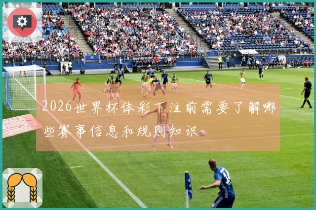 2026世界杯体彩下注前需要了解哪些赛事信息和规则知识
