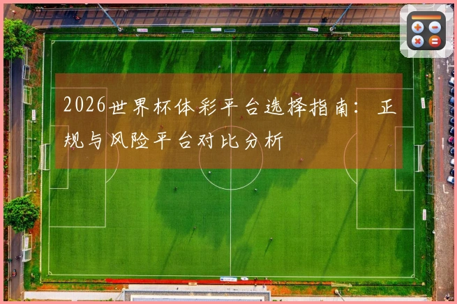 2026世界杯体彩平台选择指南：正规与风险平台对比分析